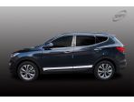 Молдинги дверей хромированные Hyundai Santa Fe DM 2012-2018