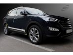 Молдинги дверей хромированные Hyundai Santa Fe DM 2012-2018