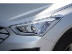 Молдинги передних фар хромированные Hyundai Santa Fe DM 2012-2018