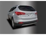 Хромированная накладка лючка бака Hyundai Santa Fe DM / Grand Santa Fe / Maxcruz