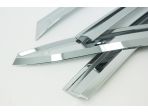 Дефлекторы (ветровики) окон хромированные для Hyundai Solaris 2011-2016