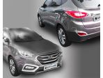 Хром на ПТФ и задние катафоты (под парктроники) Hyundai Tucson IX35 2014-2015