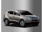 Дефлекторы (ветровики) окон хромированные Hyundai Tucson IX35 2009-2015