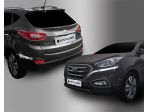 Хром накладки на передний и задний бампер Hyundai Tucson IX35 2014-2015