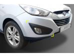 Молдинги черные на противотуманные фары Hyundai Tucson IX35 2009-2013