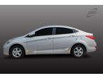 Накладки дверей хром для Hyundai Solaris 2011-2016