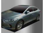 Молдинги хром на низ окон 4 шт Hyundai Elantra Avante 2016-2020