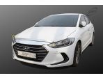 Дефлектор капота (Мухобойка) хромированный Hyundai Elantra Avante AD 2016-2018