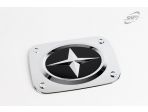 Накладка на лючок бензобака хром Nissan Almera Classic / Chevrolet Aveo / Hyundai Terracan / Rio 2005-2010