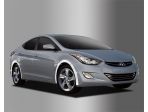 Накладки на арки крыльев хром Hyundai Elantra Avante MD 2011-2016