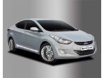 Молдинги дверей хромированные Hyundai Elantra Avante MD 2011-2016