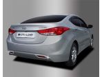 Молдинги противотуманных фар хромированные Hyundai Elantra Avante MD 2011-2013