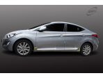 Молдинги низа дверей хром Hyundai Elantra Avante MD 2011-2016