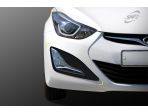 Накладки на ПТФ темные для Hyundai Elantra Avante MD 2014-2016