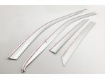 Дефлекторы (ветровики) окон хромированные для Hyundai IONIQ5 2021-2026