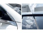 Дефлекторы (ветровики) окон хромированные для Tesla Model 3 2019-2023