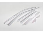 Дефлекторы (ветровики) окон хром из 8 частей для Hyundai IONIQ5 2021-2026