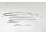 Дефлекторы (ветровики) окон хром из 8 частей для Hyundai IONIQ5 2021-2026