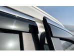 Дефлекторы (ветровики) окон с хром молдингом из 8 частей для Kia Sportage NQ 2021-2024