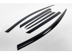 Дефлекторы (ветровики) окон черные из 6 частей для Kia Sportage NQ 2021-2024