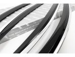 Дефлекторы (ветровики) окон с хром полоской на Hyundai Genesis G70 2017-2024
