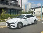 Дефлекторы (ветровики) окон хром из 6 частей Hyundai Elantra Avante 2024-2025