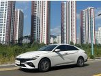 Дефлекторы (ветровики) окон с хром полоской из 6 частей Hyundai Elantra Avante 2024-2025