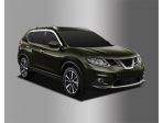 Дефлекторы (ветровики) окон хромированные 6 шт для Nissan X-Trail T32 2014-2020