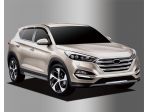 Дефлекторы (ветровики) окон из 6 частей для Hyundai Tucson TL 2015-2020