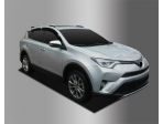 Дефлекторы (ветровики) из 6 частей окон для Toyota Rav4 2013-2018