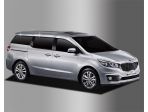 Дефлекторы (ветровики) хром из 6 частей окон KIA ALL NEW CARNIVAL 2014-2020