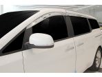 Дефлекторы (ветровики) хромированные 6 частей на окна KIA CARNIVAL 2020  SEDONA МИНИВЭН  AUTOCLOVER