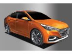 Дефлекторы (ветровики) окон из 6 частей для Hyundai Solaris 2017-2021