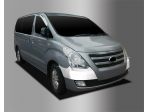 Накладки хромированные на передний бампер Hyundai Grand Starex H1 2016-2018