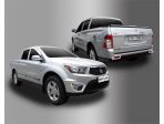 Хром комплект на противотуманные фары перед и зад SsangYong Actyon (Korando) Sports 2012-н.в.