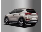 Хром накладки на заднее боковое окно Hyundai Tucson III 2015-2021