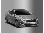 Молдинги передних фар хромированные для KIA Optima K5 TF 2011-2014