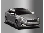 Накладки на зеркала хром без повторителей поворота для KIA Optima K5 TF 2011-2015