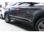 Хромированные боковые молдинги на двери Hyundai Creta