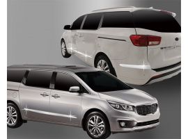 Декоративные накладки кузова Молдинги дверей хромированные KIA ALL NEW CARNIVAL 2014-2020