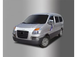 Декоративные накладки кузова Блестящий дефлектор на капот Hyundai Starex 2004-2006