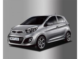 Хром молдинги окон верхние для KIA Picanto / Morning 2011-2016