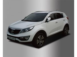 Хром молдинги окон верхние Kia Sportage 2010-2016