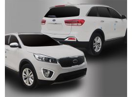 Хром накладки на противотуманные фары (передние+задние) Kia Sorento Prime