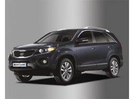 Молдинги окон верхние хромированные Kia Sorento R 2009-2020