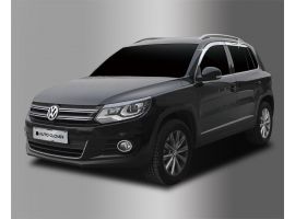 Декоративные накладки кузова Дефлекторы (ветровики) окон хром для Volkswagen Tiguan 2007-2017