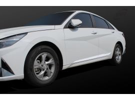 Хромированные молдинги дверей 4 шт для Hyundai Elantra Avante CN7 2021-2023