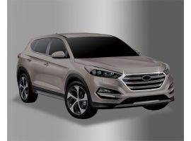 Хромированная накладка окантовка радиатора Hyundai Tucson TL 2015-2017