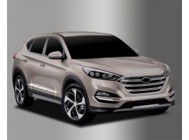 Накладки на двери хромированные для Hyundai Tucson TL 2015-2020