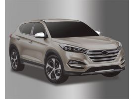 Хромированные накладки зеркал Hyundai Tucson TL 2015-2020